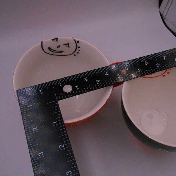 STARBUCKS 2007 HALLOWEEN MUG SET JACK O’ LANTERN BLACK ORANGE PUMPKIN 10 OZ CUP - Picture 11 of 12